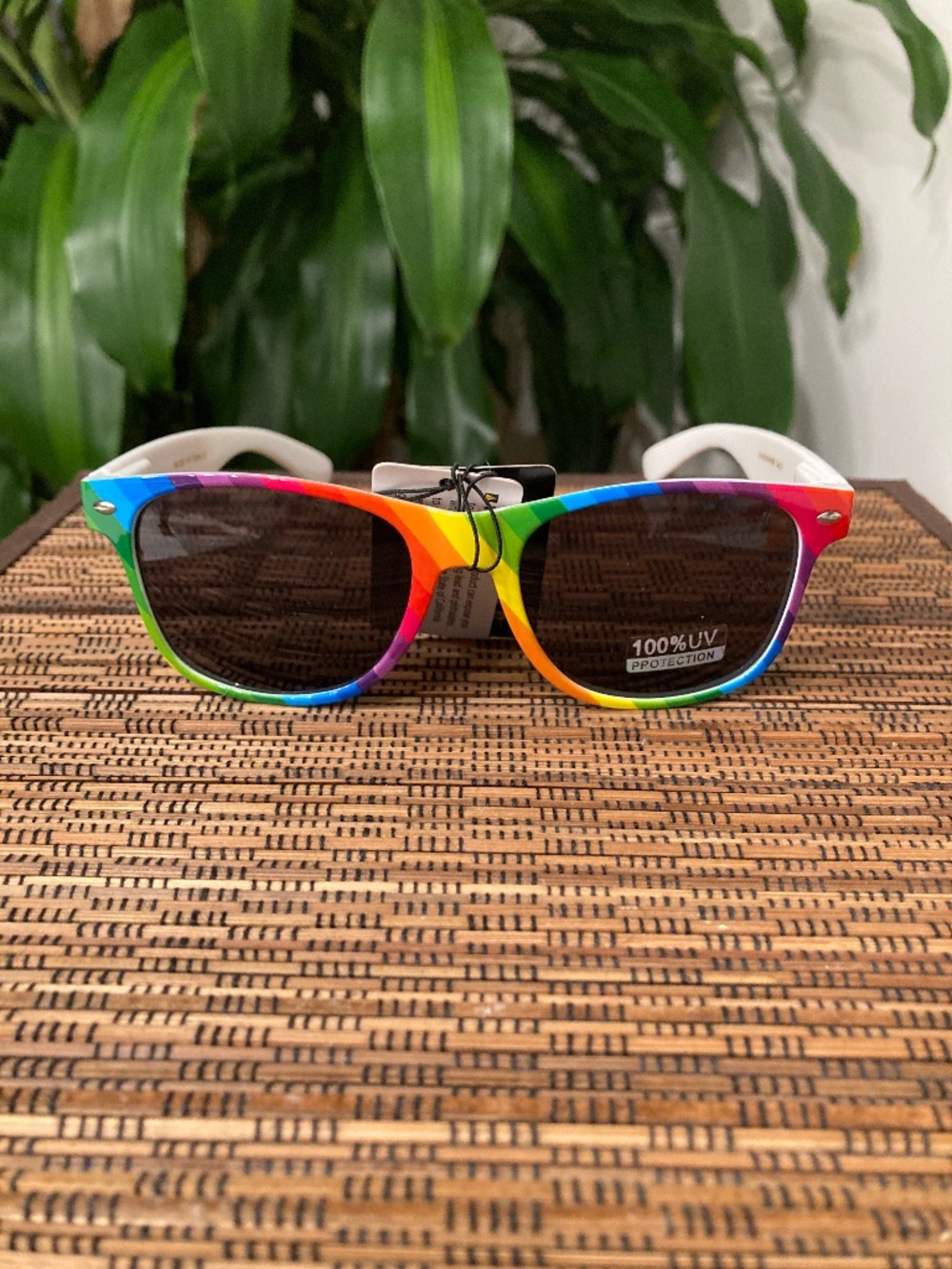 Pride Rainbow Print Unisex Sunglasses